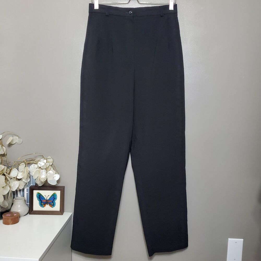 Benard Holtzman Pants Women's Size 10 Black High Waisted Stretchy Harve Bernard